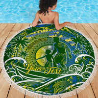 Father's Day Solomon Islands Beach Blanket Special Dad Polynesia Paradise