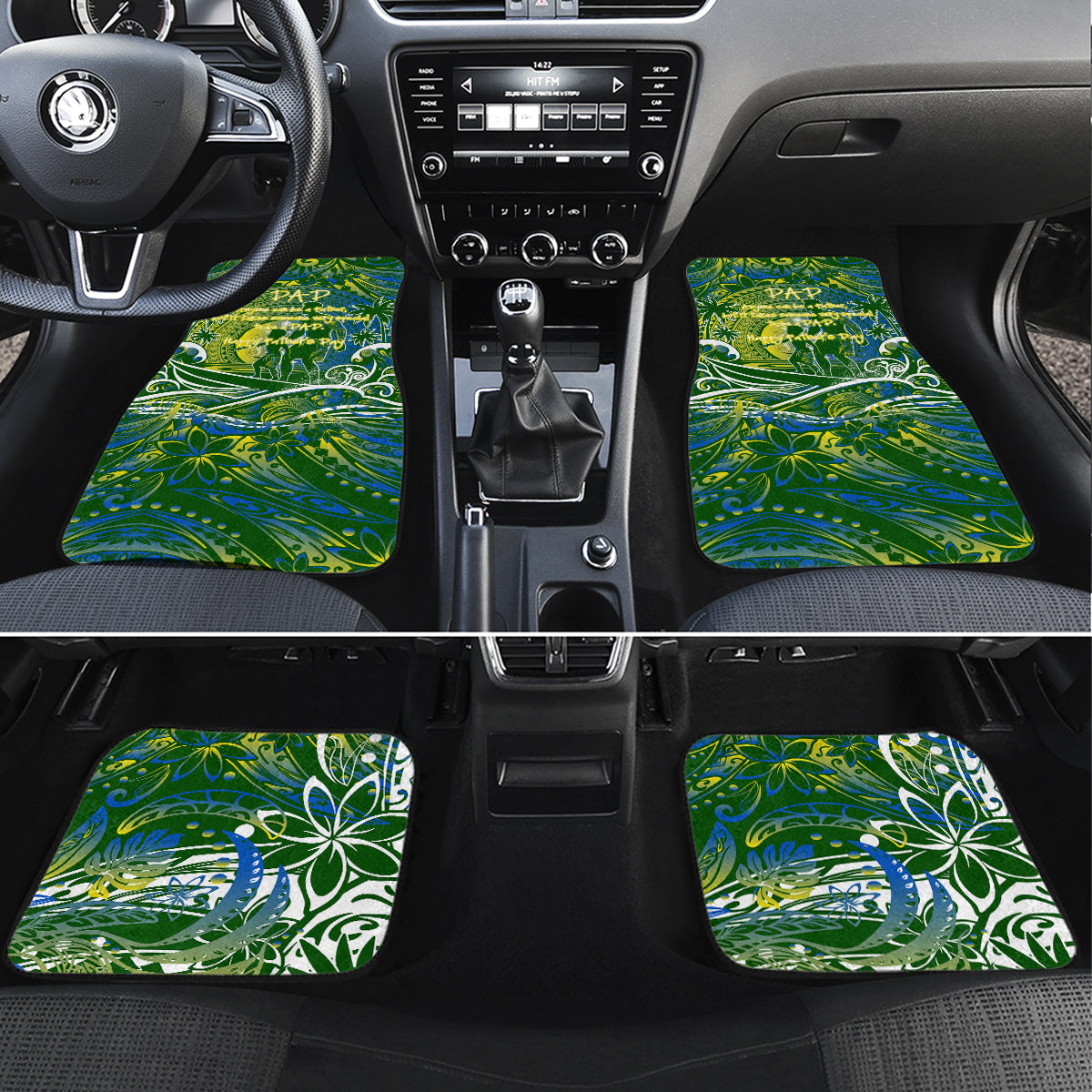 Father's Day Solomon Islands Car Mats Special Dad Polynesia Paradise