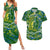 Father's Day Solomon Islands Couples Matching Summer Maxi Dress and Hawaiian Shirt Special Dad Polynesia Paradise