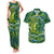 Father's Day Solomon Islands Couples Matching Tank Maxi Dress and Hawaiian Shirt Special Dad Polynesia Paradise