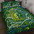 Father's Day Solomon Islands Quilt Bed Set Special Dad Polynesia Paradise