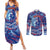 Father's Day Guam Couples Matching Summer Maxi Dress and Long Sleeve Button Shirt Special Dad Polynesia Paradise