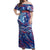 Father's Day Guam Off Shoulder Maxi Dress Special Dad Polynesia Paradise