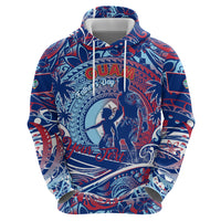 Father's Day Guam Zip Hoodie Special Dad Polynesia Paradise