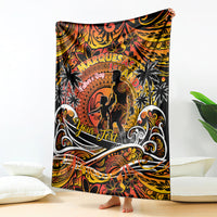 Father's Day Marquesas Islands Blanket Special Dad Polynesia Paradise