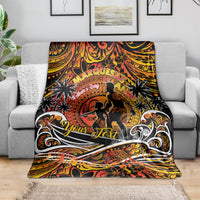 Father's Day Marquesas Islands Blanket Special Dad Polynesia Paradise