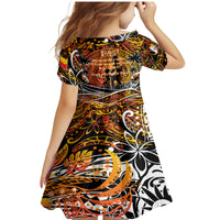 Father's Day Marquesas Islands Family Matching Mermaid Dress and Hawaiian Shirt Special Dad Polynesia Paradise