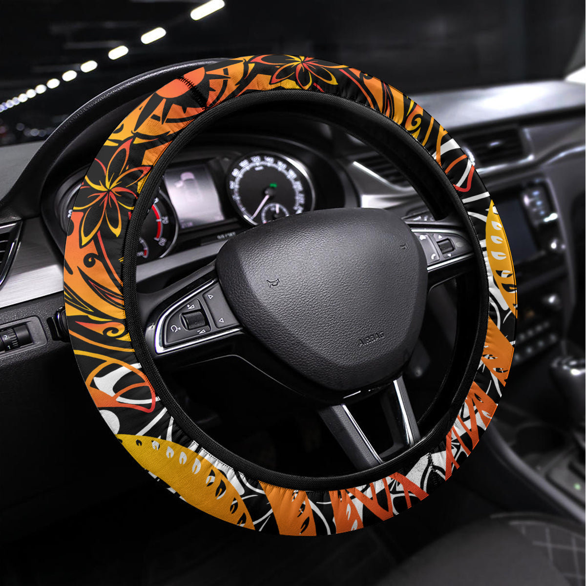 Father's Day Marquesas Islands Steering Wheel Cover Special Dad Polynesia Paradise