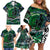 Father's Day New Zealand Family Matching Off Shoulder Short Dress and Hawaiian Shirt Special Dad Polynesia Paradise