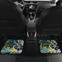Father's Day Tokelau Car Mats Special Dad Polynesia Paradise DT02 Set 2pcs - Back Blue - Polynesian Pride