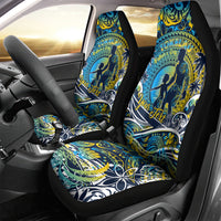 Father's Day Tokelau Car Seat Cover Special Dad Polynesia Paradise