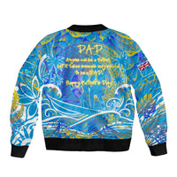Father's Day Tuvalu Bomber Jacket Special Dad Polynesia Paradise DT02 - Polynesian Pride