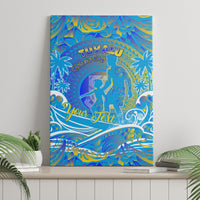 Father's Day Tuvalu Canvas Wall Art Special Dad Polynesia Paradise DT02 - Polynesian Pride