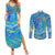 Father's Day Tuvalu Couples Matching Summer Maxi Dress and Long Sleeve Button Shirt Special Dad Polynesia Paradise
