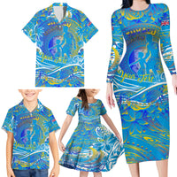 Father's Day Tuvalu Family Matching Long Sleeve Bodycon Dress and Hawaiian Shirt Special Dad Polynesia Paradise DT02 - Polynesian Pride