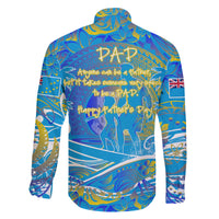 Father's Day Tuvalu Family Matching Long Sleeve Bodycon Dress and Hawaiian Shirt Special Dad Polynesia Paradise DT02 - Polynesian Pride