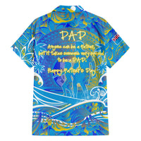 Father's Day Tuvalu Family Matching Off The Shoulder Long Sleeve Dress and Hawaiian Shirt Special Dad Polynesia Paradise DT02 - Polynesian Pride