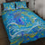 Father's Day Tuvalu Quilt Bed Set Special Dad Polynesia Paradise
