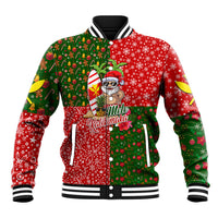 Hawaii Christmas Baseball Jacket Mele Kalikimaka Kanaka Maoli DT02 Unisex Art - Polynesian Pride
