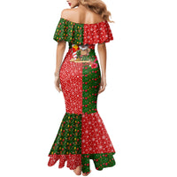 Hawaii Christmas Mermaid Dress Mele Kalikimaka Kanaka Maoli DT02 - Polynesian Pride