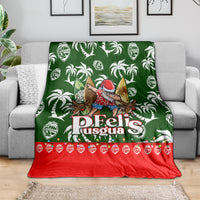 Guam Christmas Blanket Felis Pusgua Tropical Xmas Patterns DT02 - Polynesian Pride
