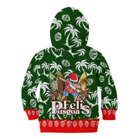 Guam Christmas Kid Hoodie Felis Pusgua Tropical Xmas Patterns DT02 - Polynesian Pride