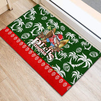 Guam Christmas Rubber Doormat Felis Pusgua Tropical Xmas Patterns DT02 - Polynesian Pride