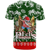 Guam Christmas T Shirt Felis Pusgua Tropical Xmas Patterns DT02 - Polynesian Pride