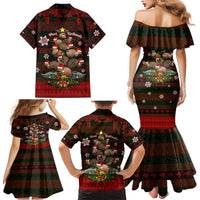 Meri Kirihimete New Zealand Family Matching Mermaid Dress and Hawaiian Shirt Christmas Kiwi Maori DT02 - Polynesian Pride