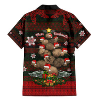 Meri Kirihimete New Zealand Family Matching Mermaid Dress and Hawaiian Shirt Christmas Kiwi Maori DT02 - Polynesian Pride