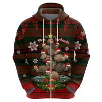 Meri Kirihimete New Zealand Hoodie Christmas Kiwi Maori DT02 - Polynesian Pride