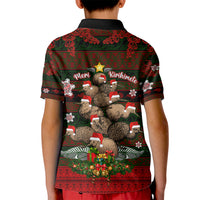 Meri Kirihimete New Zealand Kid Polo Shirt Christmas Kiwi Maori DT02 - Polynesian Pride
