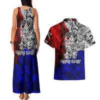Philippines Bonifacio Day Couples Matching Tank Maxi Dress and Hawaiian Shirt DT02 - Polynesian Pride