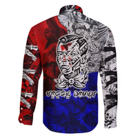 Philippines Bonifacio Day Family Matching Long Sleeve Bodycon Dress and Hawaiian Shirt DT02 - Polynesian Pride