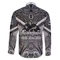 New Zealand Family Matching Summer Maxi Dress and Hawaiian Shirt Rugby Aotearoa Champions DT02 - Polynesian Pride