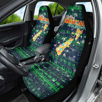 Merry Christmas New Zealand Car Seat Cover Xmas Travel Map - Polynesian Pride