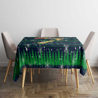 Merry Christmas New Zealand Tablecloth Xmas Travel Map - Polynesian Pride