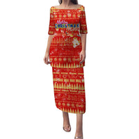 Merry Christmas Hawaii Puletasi Xmas Travel Map - Polynesian Pride