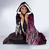 Breast Cancer Mermaid Polynesia Hooded Blanket Faith Hope Love