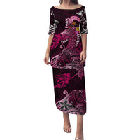 Breast Cancer Mermaid Polynesia Puletasi Faith Hope Love