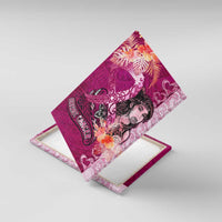 Breast Cancer New Zealand Canvas Wall Art Maori Aotearoa Girl Pink Out