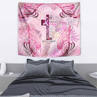 Breast Cancer Polynesian Tapestry I Can Do All Things Through Christ DT02 - Polynesian Pride