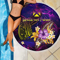 Wallis and Futuna Beach Blanket Whale Hibiscus Polynesian
