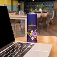 Wallis and Futuna Skinny Tumbler Whale Hibiscus Polynesian