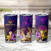 Wallis and Futuna Tumbler Cup Whale Hibiscus Polynesian