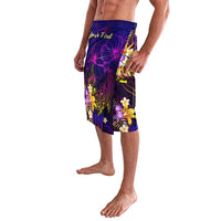 New Caledonia Lavalava Whale Hibiscus Polynesian