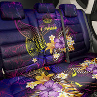 Tahiti French Polynesia Back Car Seat Cover Whale Hibiscus Polynesian