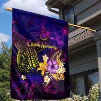 Cook Islands Garden Flag Whale Hibiscus Polynesian