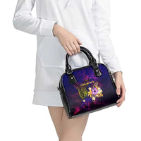 Cook Islands Shoulder Handbag Whale Hibiscus Polynesian