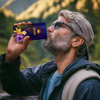 Nauru 4 in 1 Can Cooler Tumbler Whale Hibiscus Polynesian